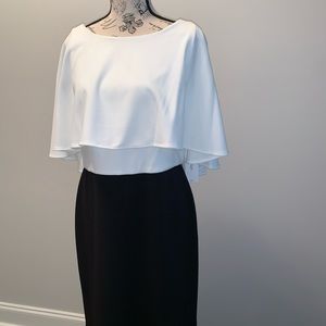 Calvin Klein White and Black Dress!